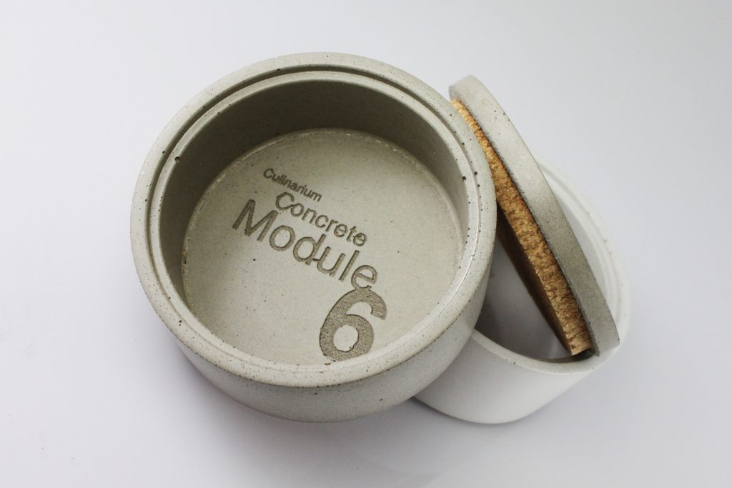 Modular Concrete Spice Dishes by Culinarium