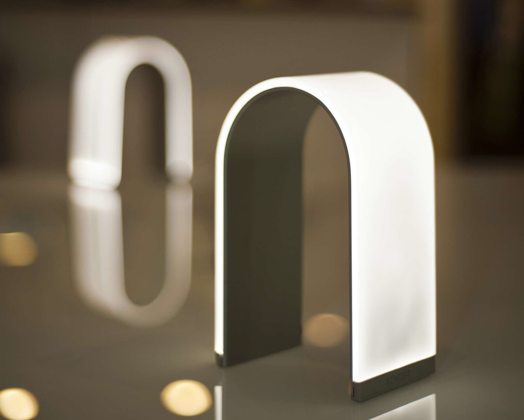 "Mr. N" Modern Dimming LED Table Lamp by Koncept