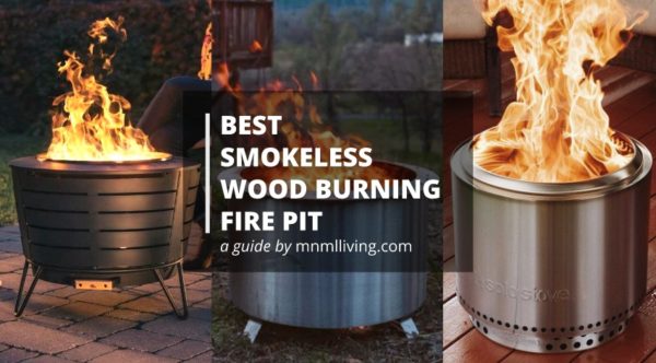 best smokeless wood log burning fire pit